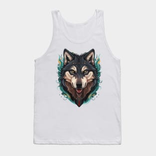 Black Wolf Tank Top